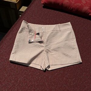 LOFT Textured Polka Dot Shorts NWT NEW 4” inseam Preppy Clean Girl Core